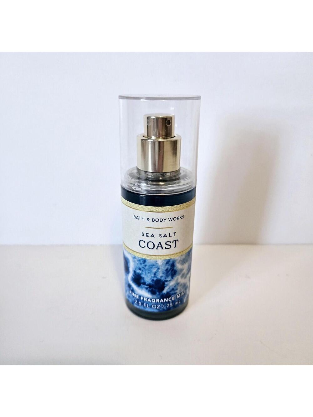 Bath & Body Works Sea Salt Coast Fine Fragrance Mist Travel Size 2.5 fl oz 75 ml